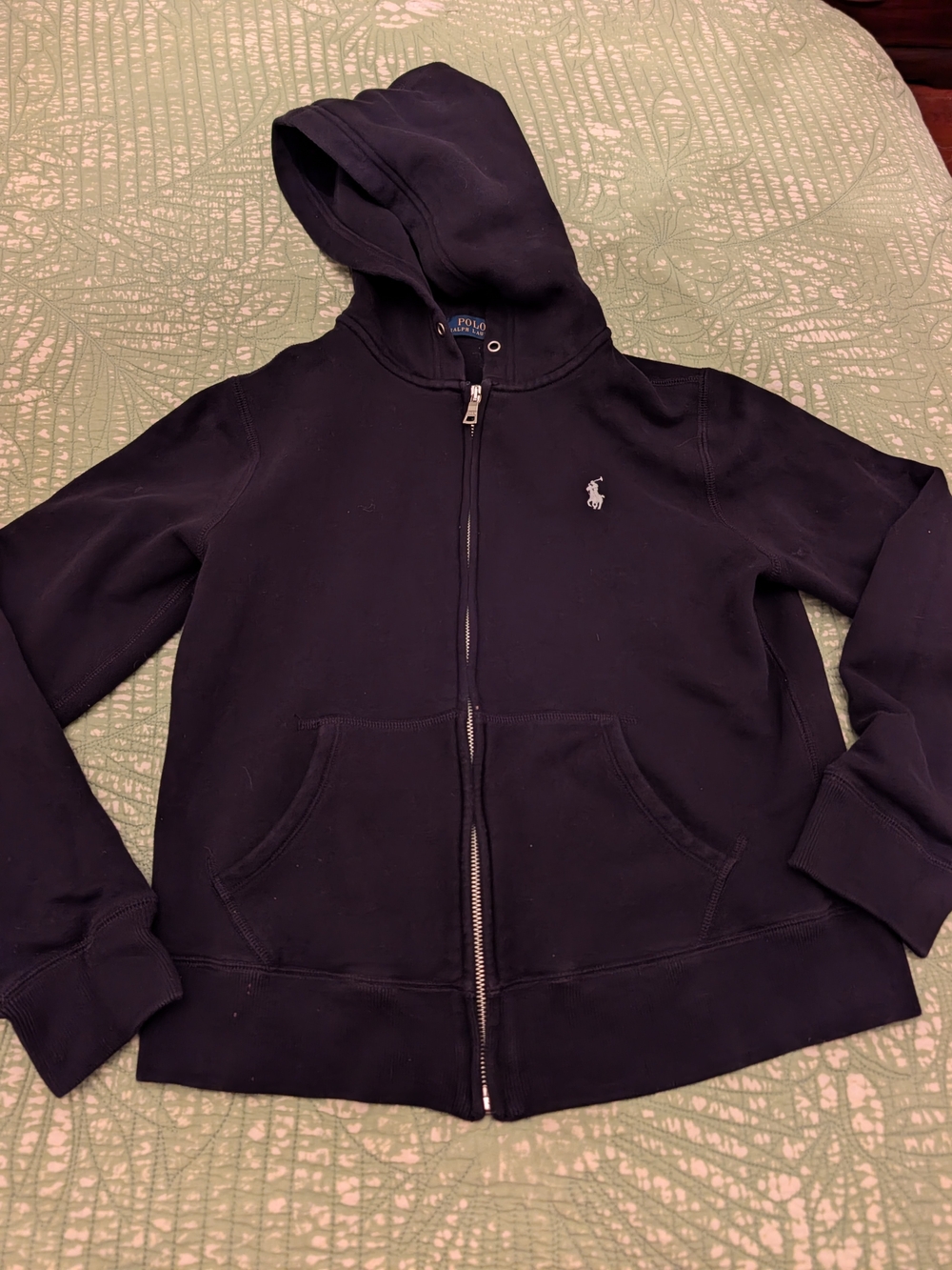 Polo by Ralph Lauren Black Zip-Up Hoodie